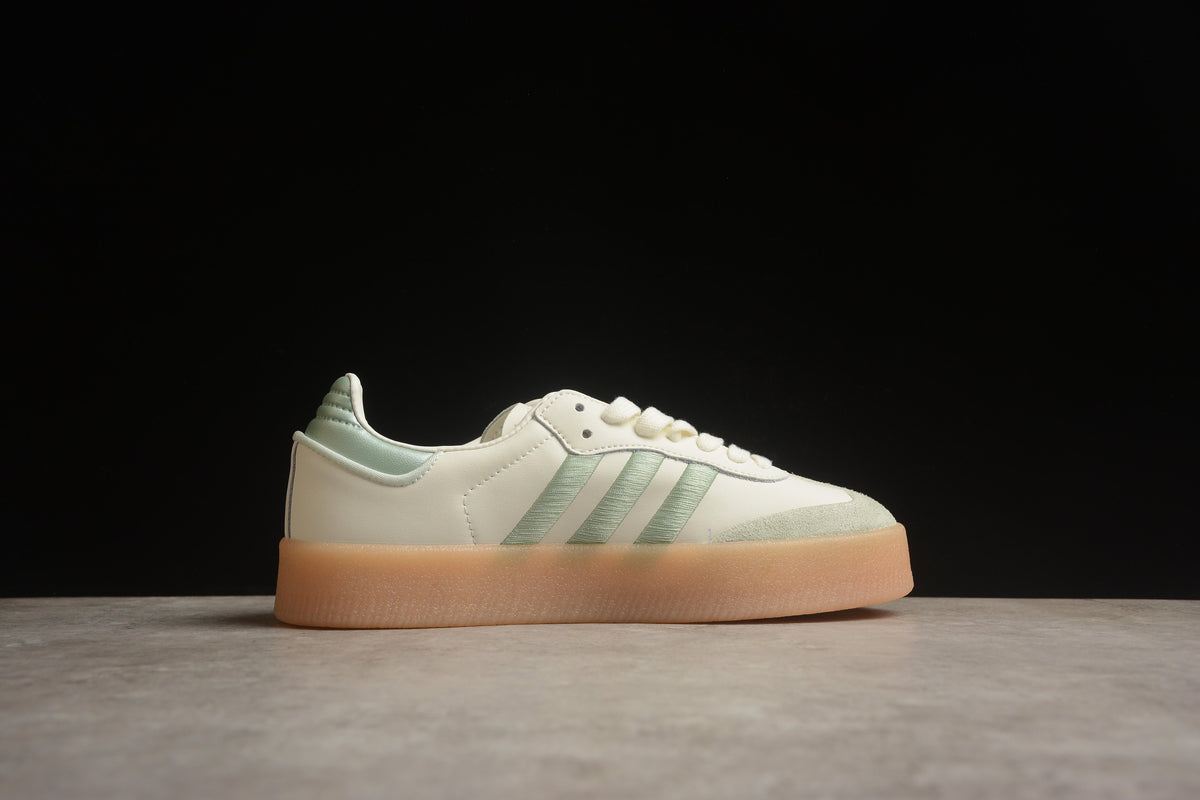 Adidas Samba Vegan Unisex Sneakers – Chunky Sole light green