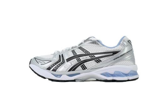 ASICS GEL-KAYANO 14 Unisex Retro Running Shoes WHITE/BLACK