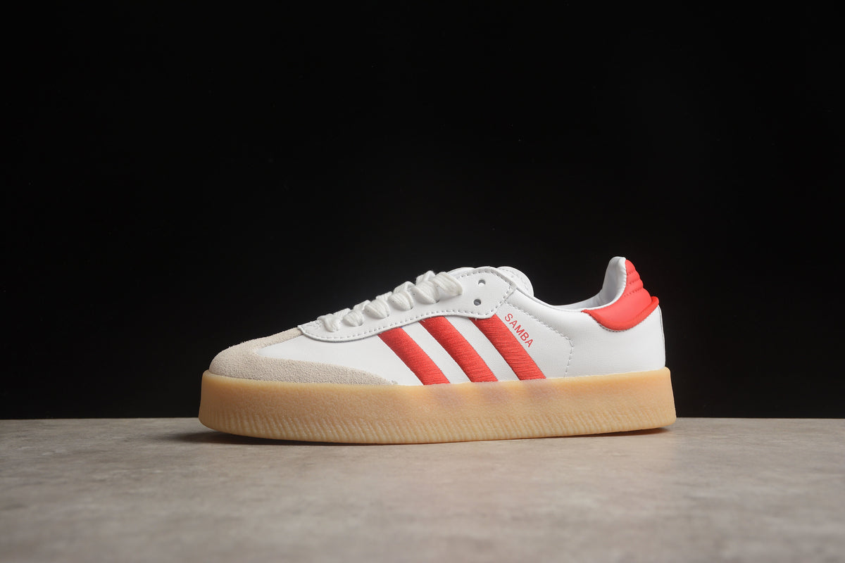 Adidas Samba Vegan Unisex Sneakers – Chunky Sole white/red