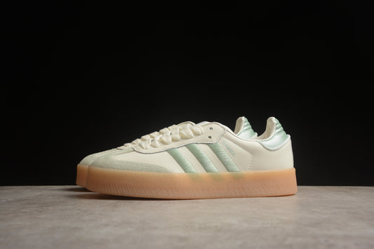 Adidas Samba Vegan Unisex Sneakers – Chunky Sole light green