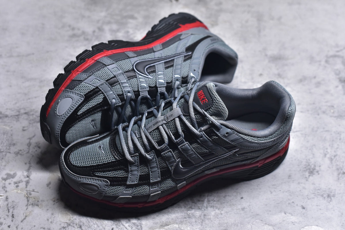 Nike P-6000 Sneakers Retro Metallic Silver Casual Running Shoes Unisex Grey Black Red