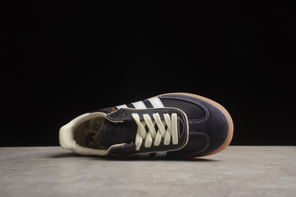 adidas Samba OG Unisex Retro Sneakers Leather & Suede Daily Casual Shoes Dark Navy