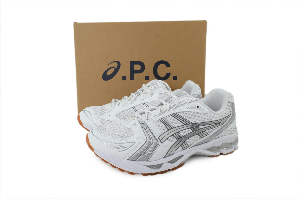 ASICS GEL-KAYANO 14 Unisex Retro Running Shoes White PURE SILVER