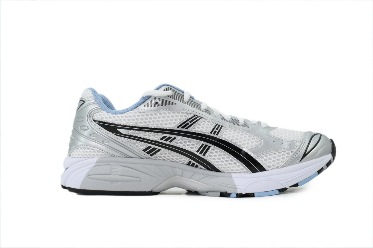 ASICS GEL-KAYANO 14 Unisex Retro Running Shoes WHITE/BLACK