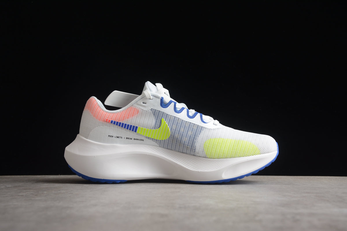 Nike Zoom Fly 5 Running  Lightweight Racing Athletic White / Multi-Color