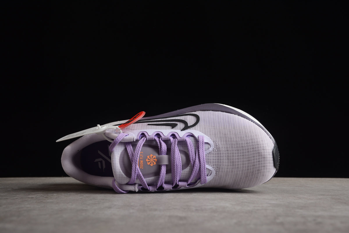 Nike Zoom Fly 5 Running  Lightweight Racing Athletic Unisex Lavender / White