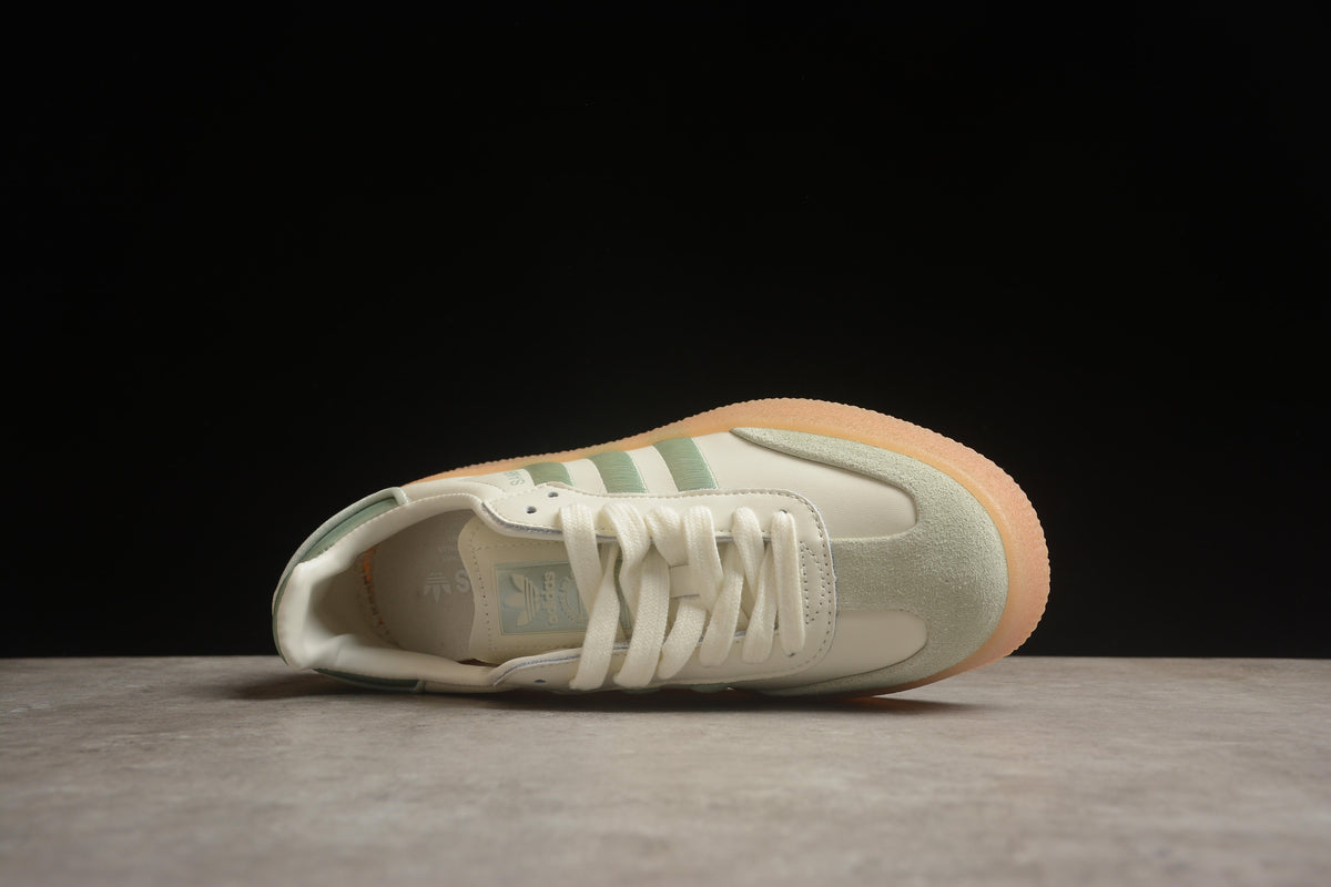 Adidas Samba Vegan Unisex Sneakers – Chunky Sole light green