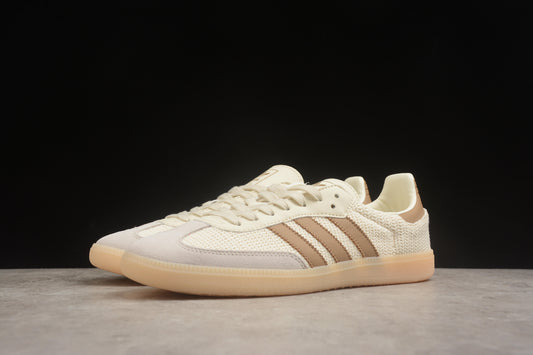 adidas Samba OG Unisex Retro Sneakers Cream White/Cardboard/Crystal Sand