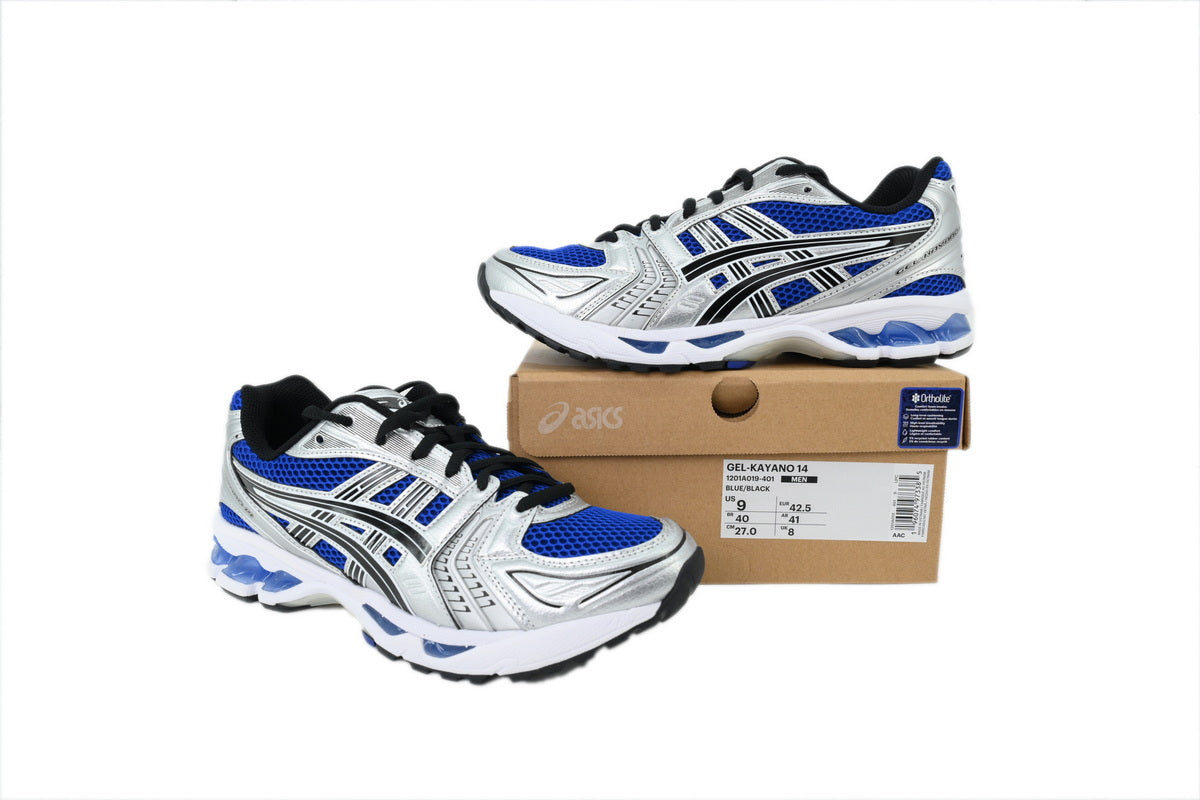 ASICS GEL-KAYANO 14 Unisex Retro Running Shoes Monaco Blue/Silver