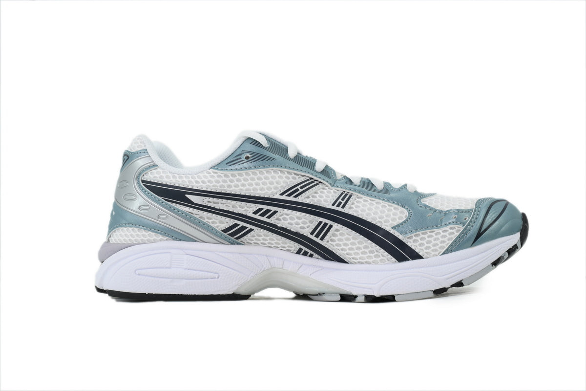 ASICS GEL-KAYANO 14 Unisex Retro Running Shoes White Light Blue Black