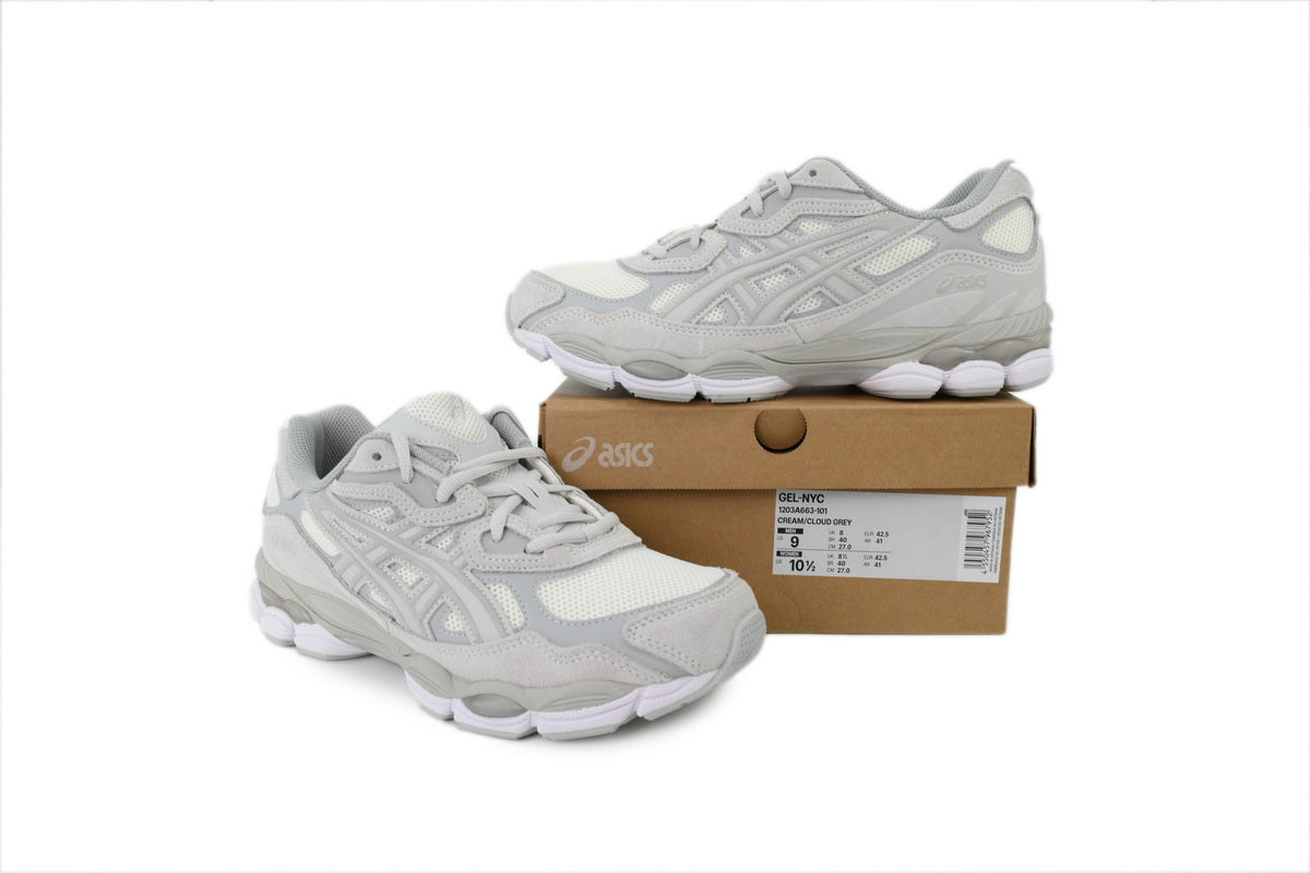 ASICS GEL-NYC Unisex Retro Running Shoes Light Grey