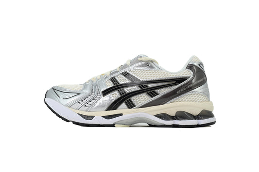ASICS GEL-KAYANO 14 Unisex Retro Running Shoes White/Silver