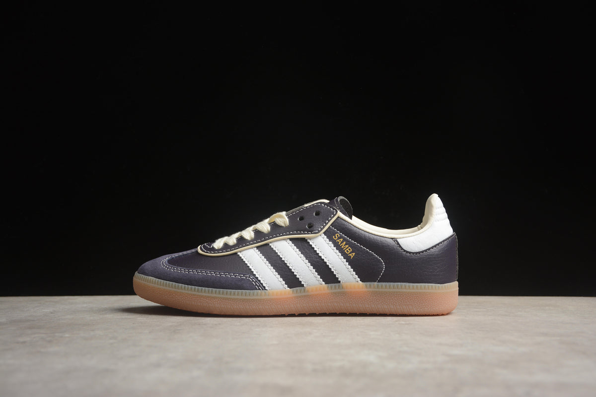adidas Samba OG Unisex Retro Sneakers Leather & Suede Daily Casual Shoes Dark Navy