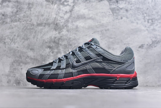 Nike P-6000 Sneakers Retro Metallic Silver Casual Running Shoes Unisex Grey Black Red