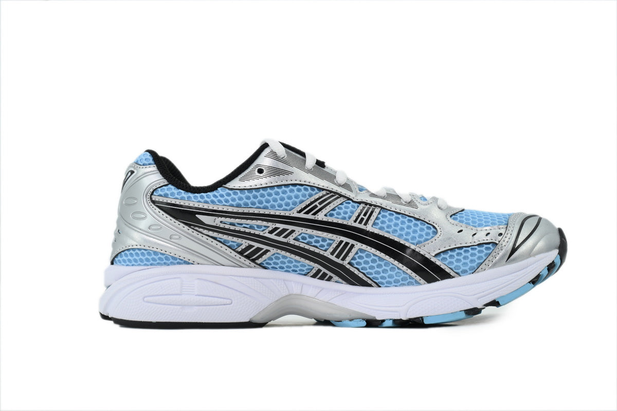 ASICS GEL-KAYANO 14 Unisex Retro Running Shoes Silver Light Blue Black