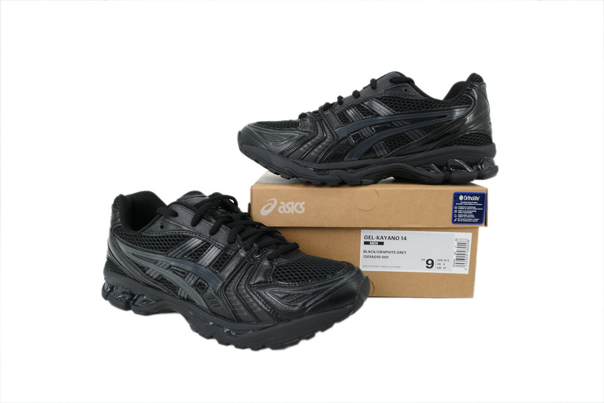 ASICS GEL-KAYANO 14 Unisex Retro Running Shoes Black
