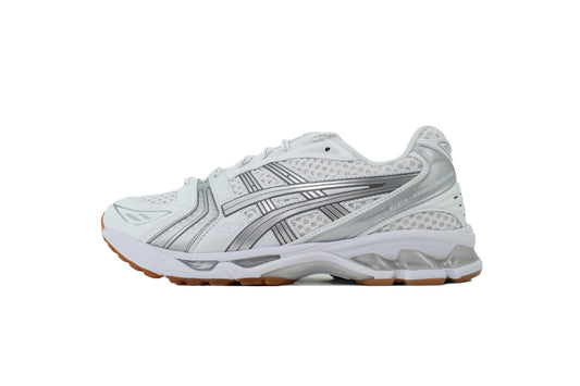 ASICS GEL-KAYANO 14 Unisex Retro Running Shoes White PURE SILVER